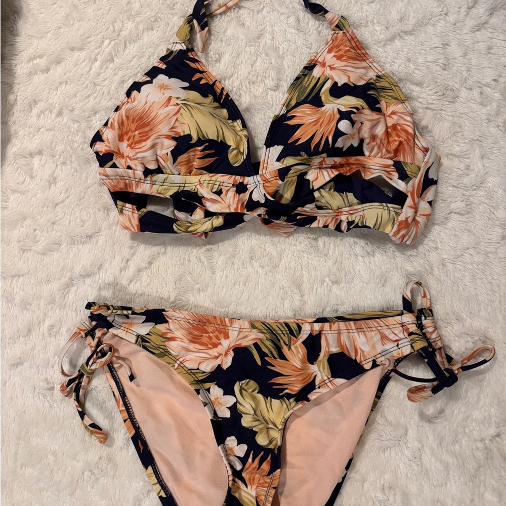 Kona Sol Floral Bikini Set